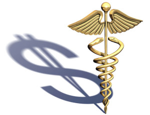 Caduceus Medical Symbol chrome